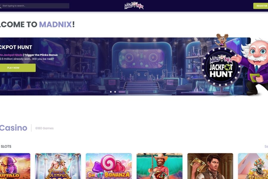 Madnix Casino : Connexion à votre compte