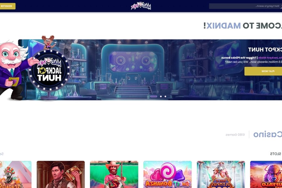 Madnix Casino : Bonus sans dépôt exclusif