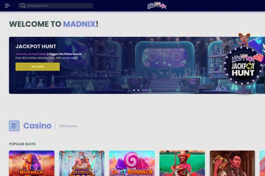 Madnix Casino - Inscription facile et rapide
